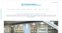 Desktop Screenshot of conimexthai.com